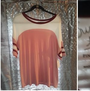 NWT New Gorgeous casual top blouse Pink Rose